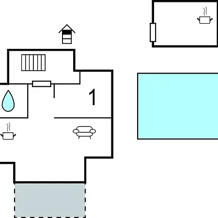 Apartment In With Kitchen *